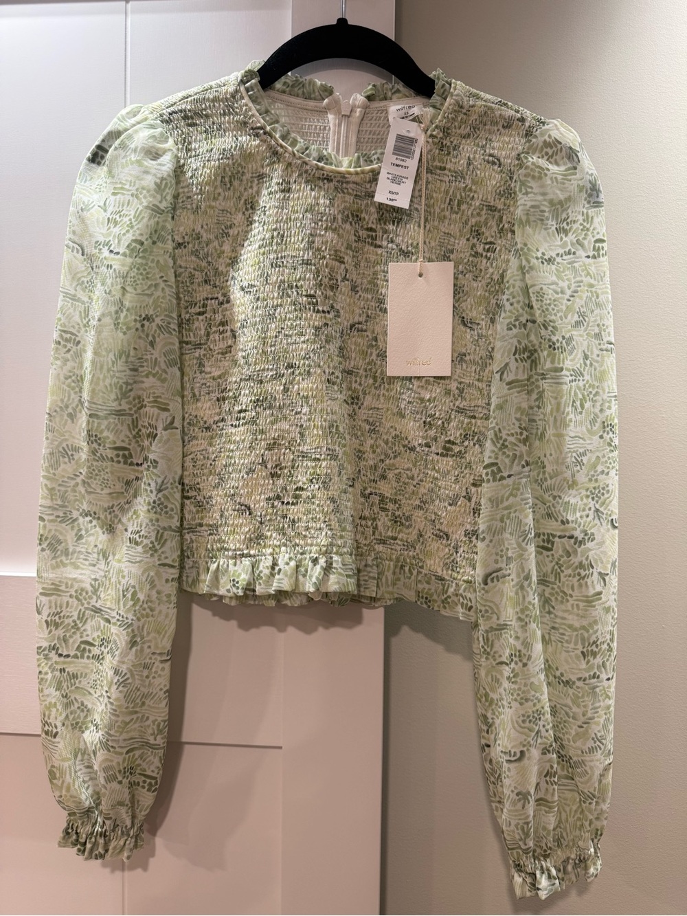 Wilfred Light Green Tempest Blouse